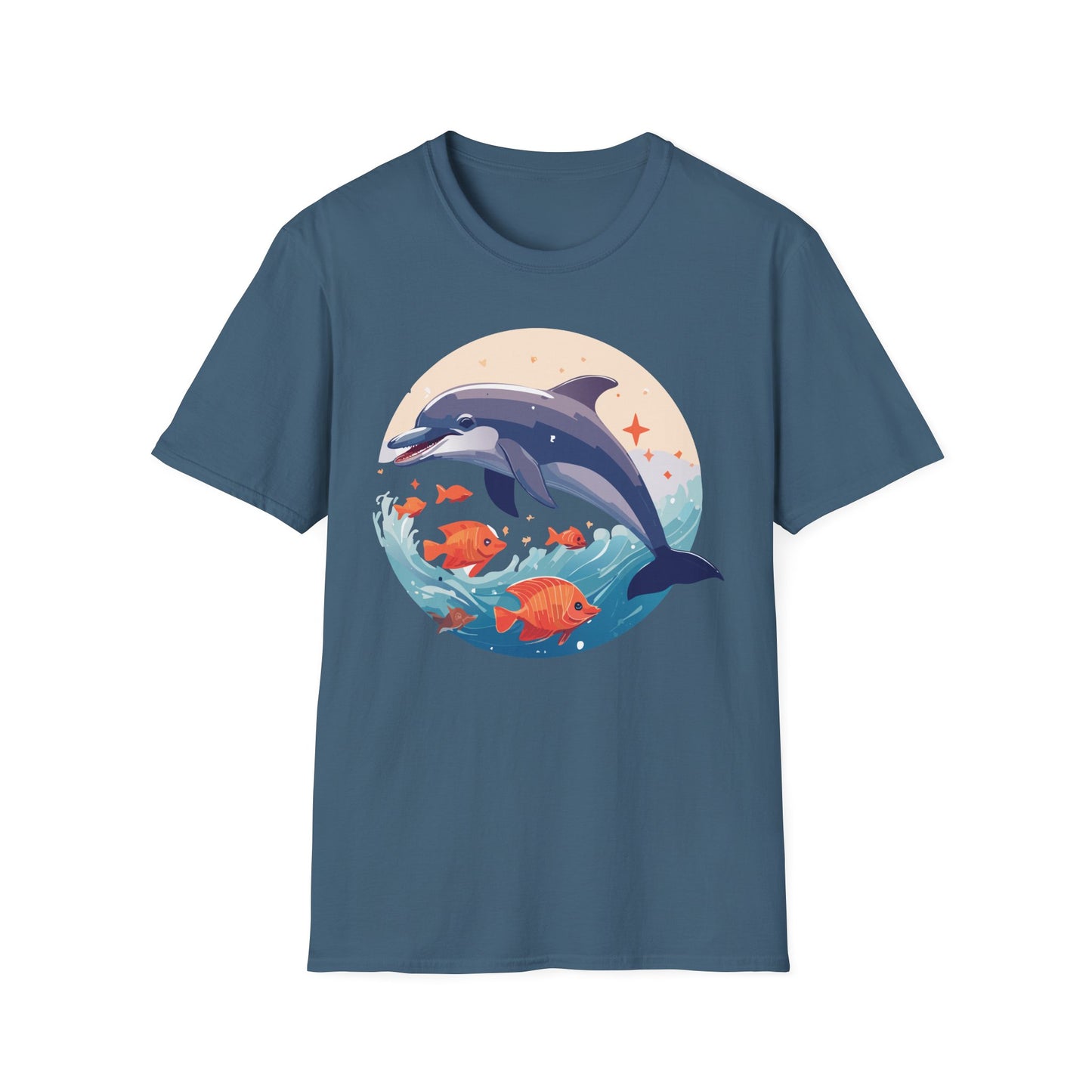 Dolphin Shirts, Shirt with Dolphin, Fish Tee Shirt, Animal Shirt
