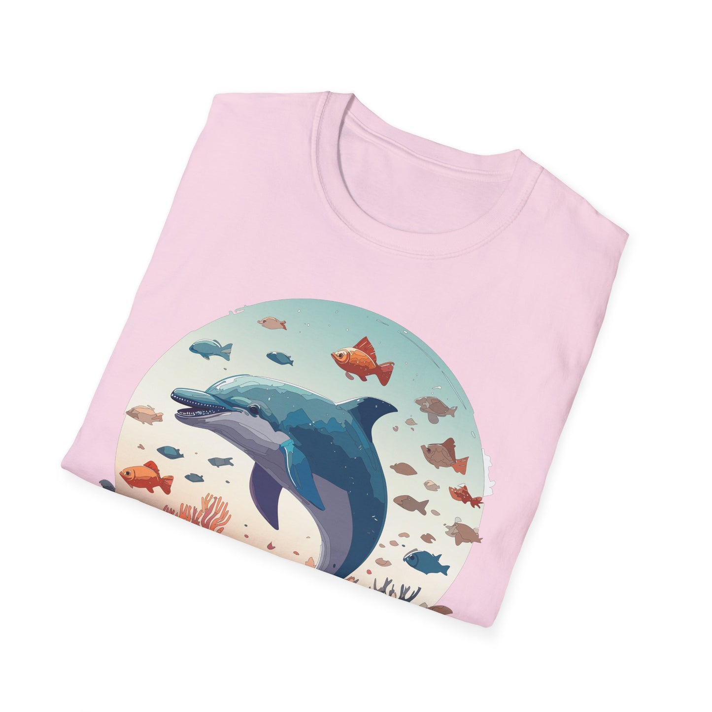Dolphin Shirts, Shirt with Dolphin, Fish Tee Shirt, Animal Shirt