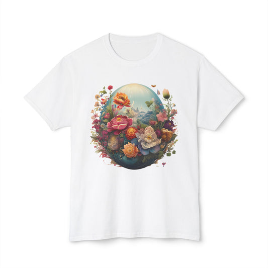 Floral T-Shirt, Vintage Flowers Tee, Floral Tees, Floral Art Design Shirt, Tee Shirt with Floral Art 14