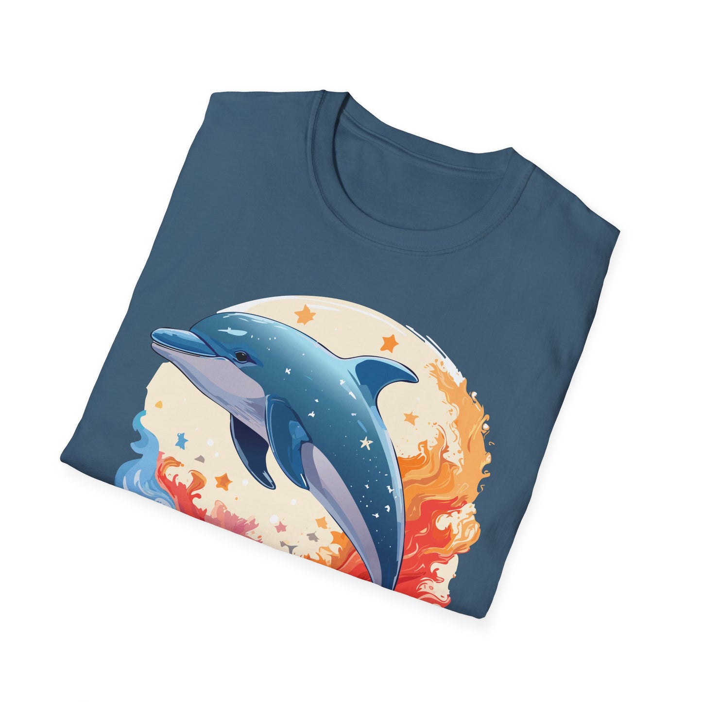 Dolphin Shirts, Shirt with Dolphin, Fish Tee Shirt, Animal Shirt