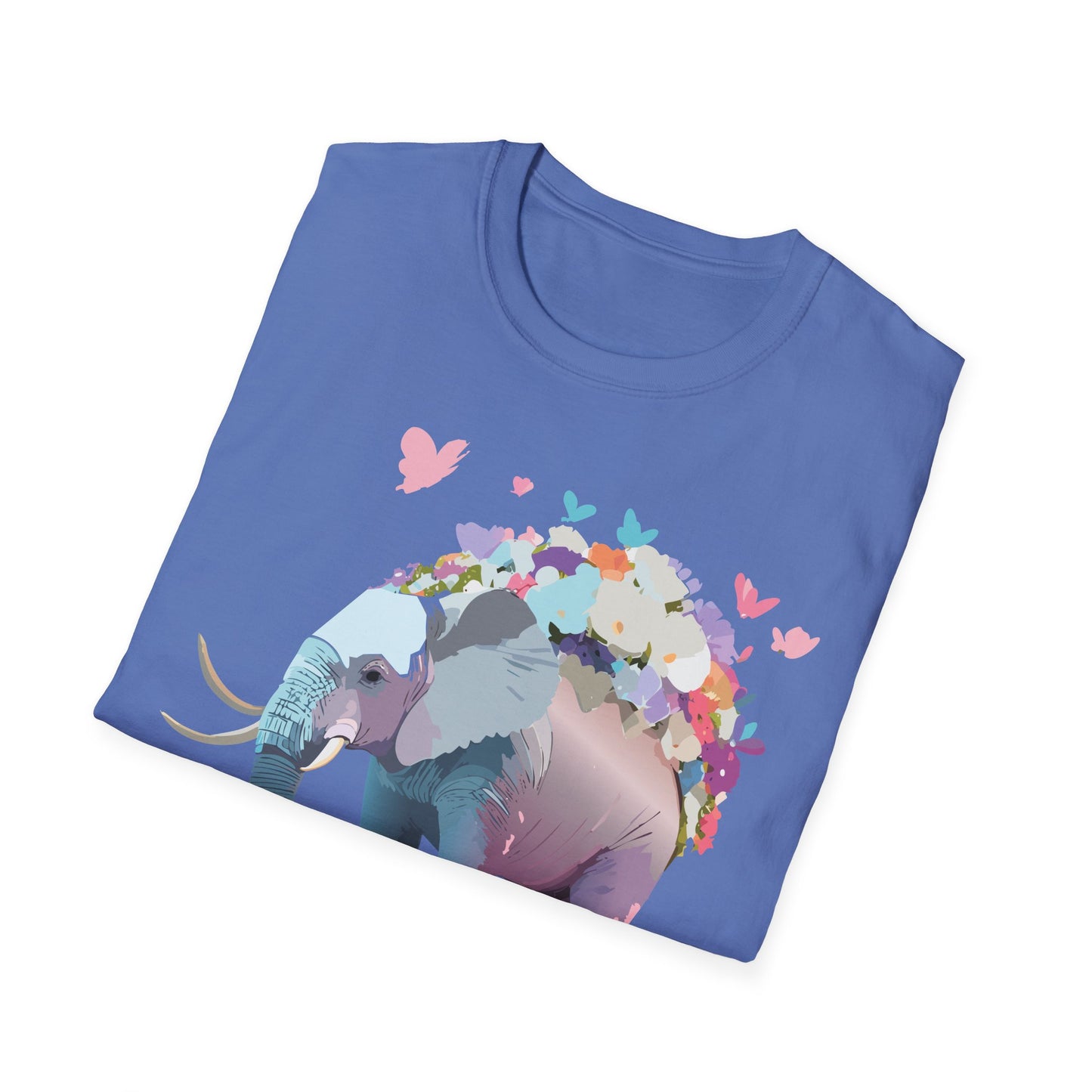 Elephant Shirt, T Shirt with Elephant, Elephant on T Shirt, T Shirt with Animation, Animals Tee Shirt