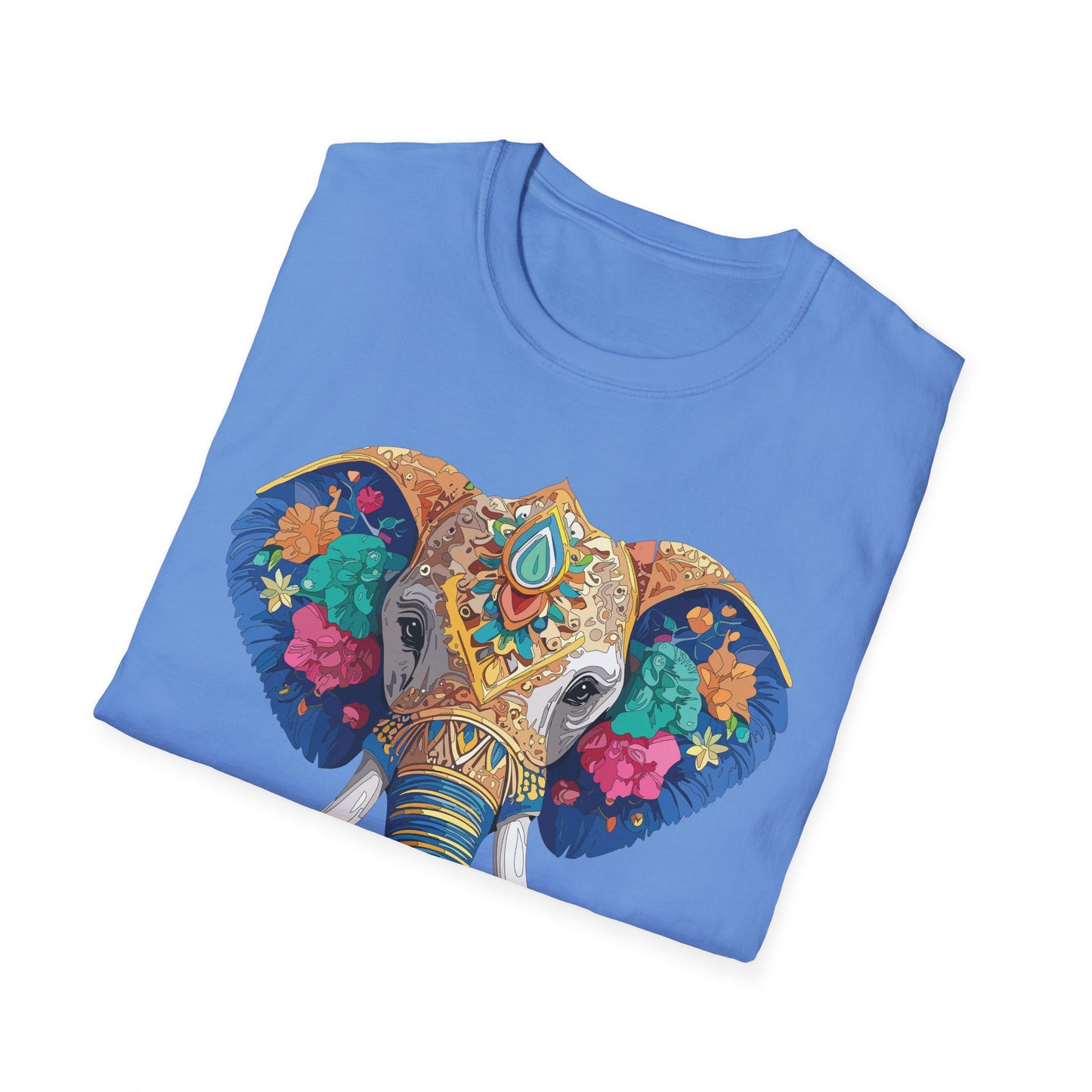 Elephant Shirt, T Shirt with Elephant, Elephant on T Shirt, T Shirt with Animation, Animals Tee Shirt