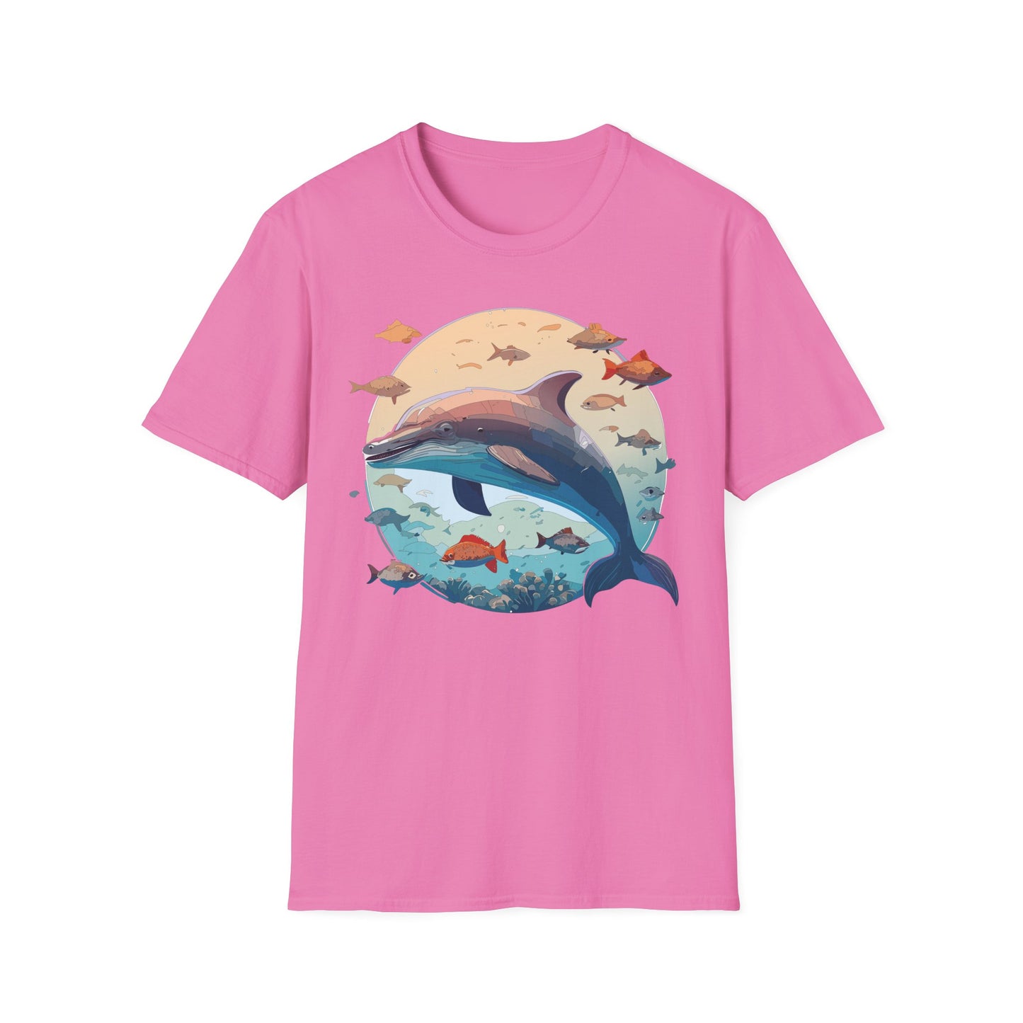 Dolphin Shirts, Shirt with Dolphin, Fish Tee Shirt, Animal Shirt