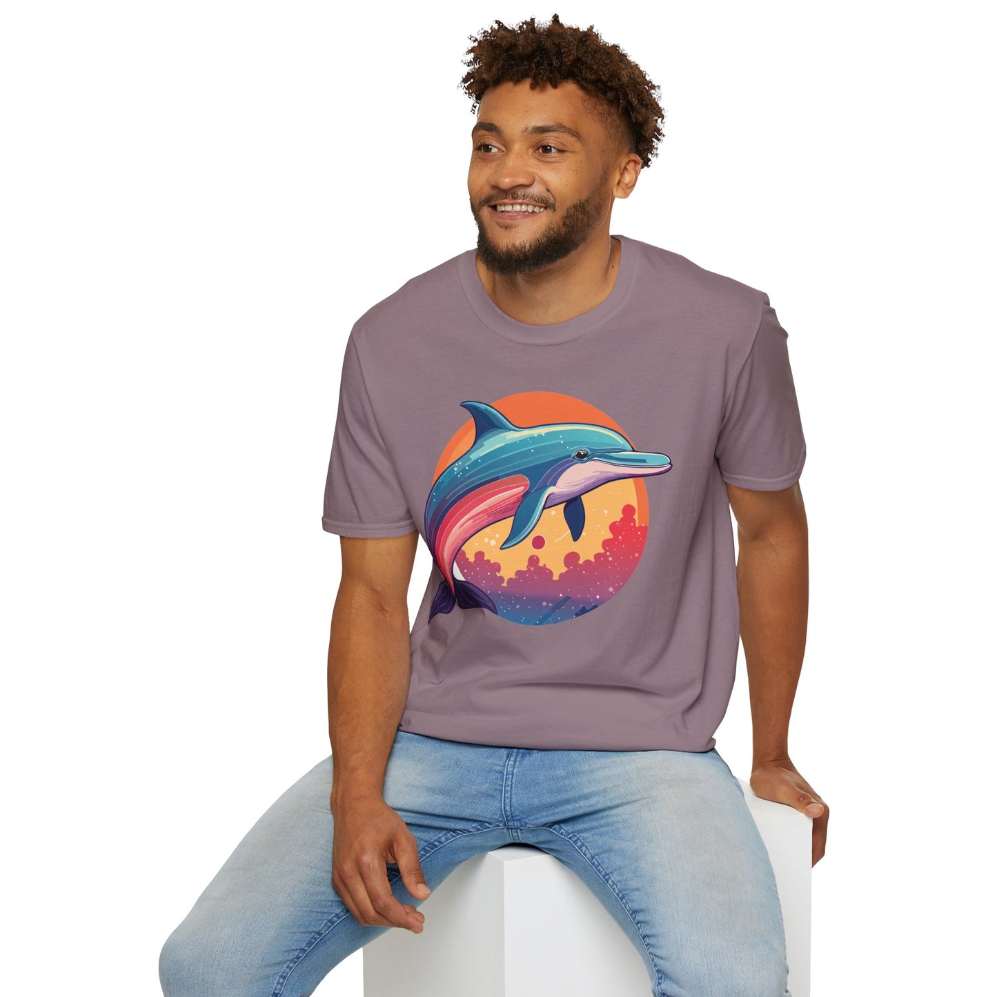 Dolphin Shirts, Shirt with Dolphin, Fish Tee Shirt, Animal Shirt