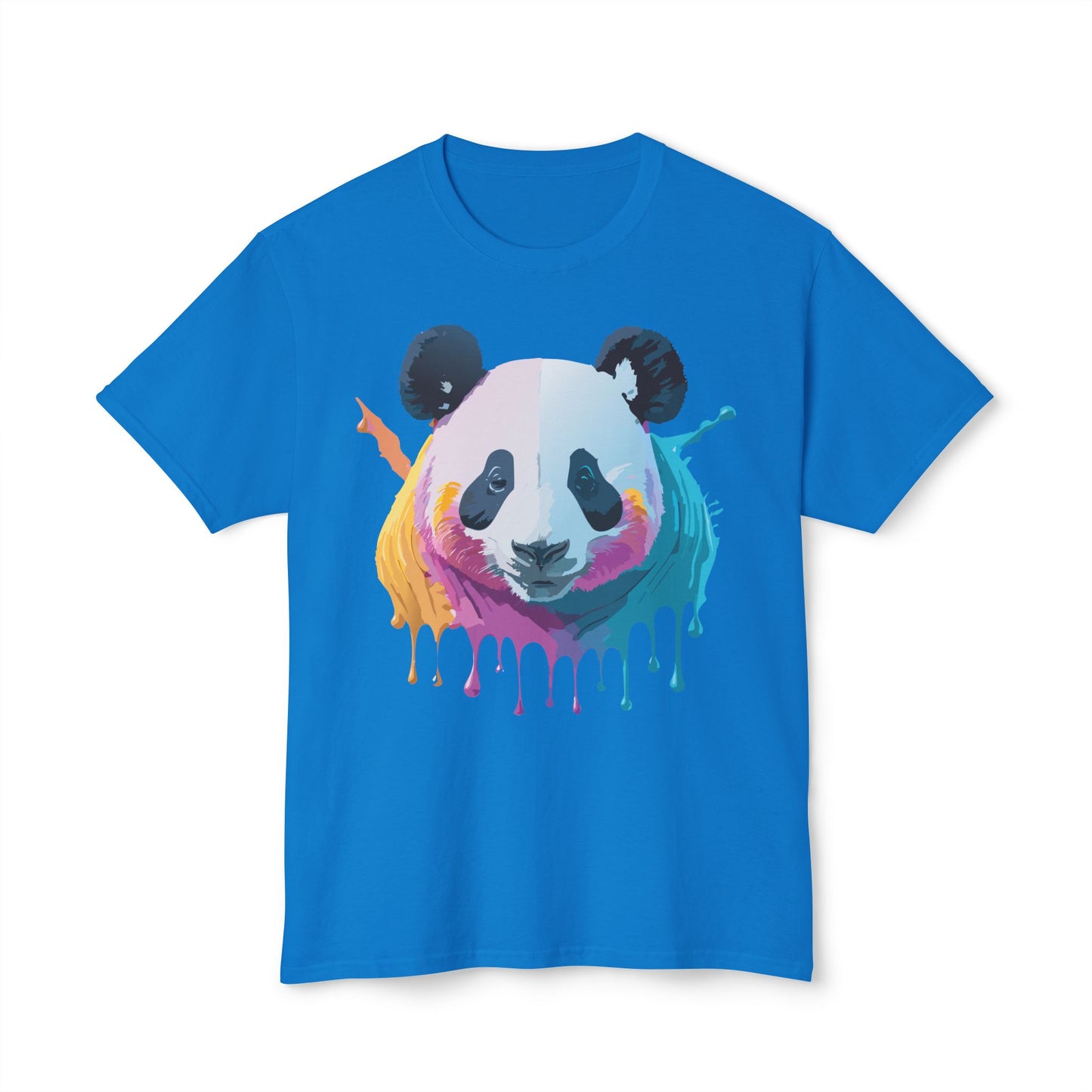 Panda T-Shirt, Vintage Panda Tee, Floral Tees, Panda Art Design Shirt, Tee Shirt with Panda Art 2