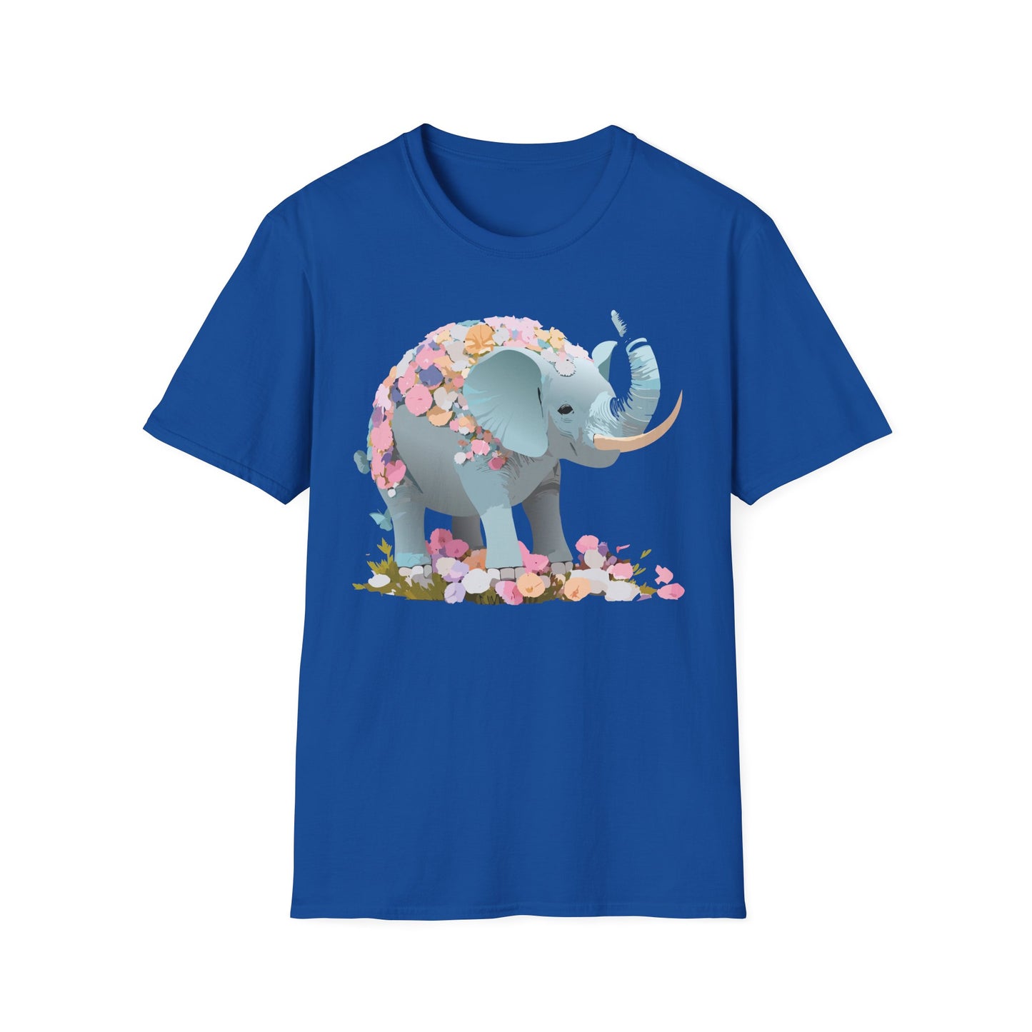 Elephant Shirt, T Shirt with Elephant, Elephant on T Shirt, T Shirt with Animation, Animals Tee Shirt