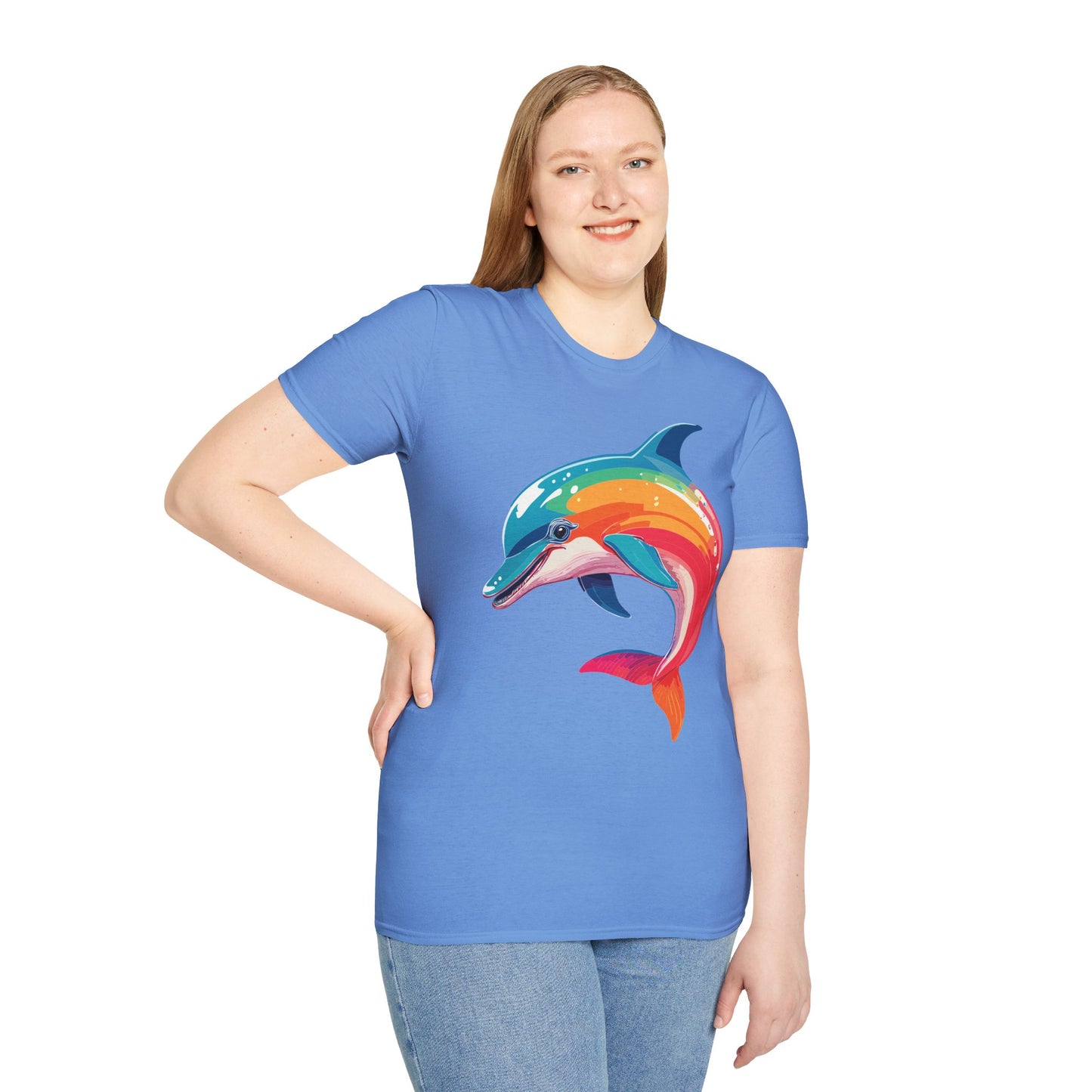 Dolphin Shirts, Shirt with Dolphin, Fish Tee Shirt, Animal Shirt