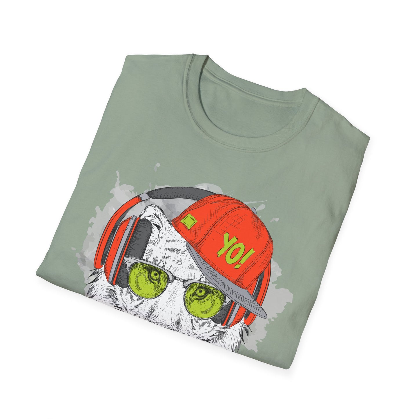 I love Music Animals Shirts, Shirt with Animals, Animals with Headphones Shirt