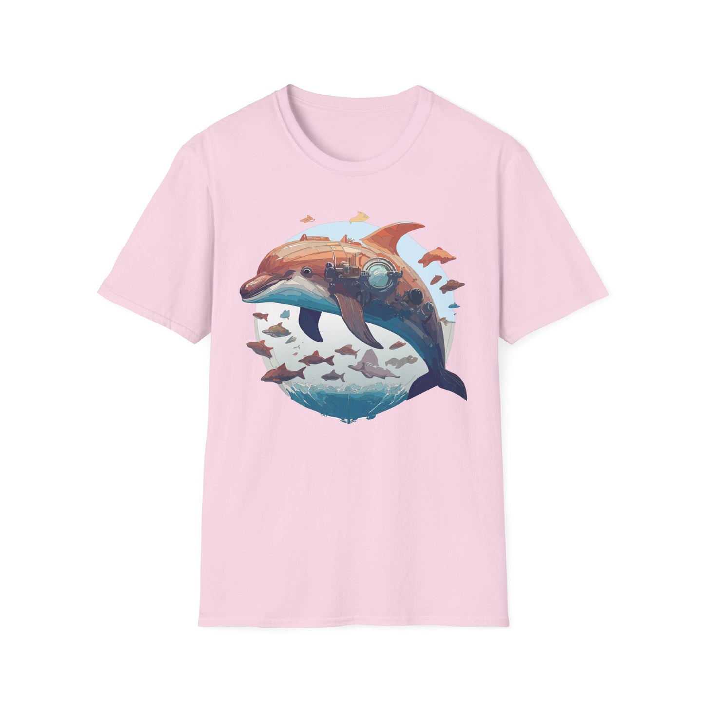 Dolphin Shirts, Shirt with Dolphin, Fish Tee Shirt, Animal Shirt