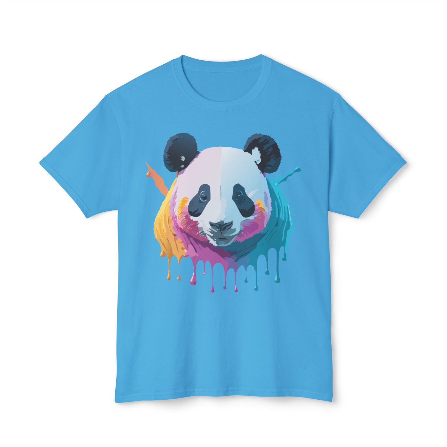 Panda T-Shirt, Vintage Panda Tee, Floral Tees, Panda Art Design Shirt, Tee Shirt with Panda Art 2