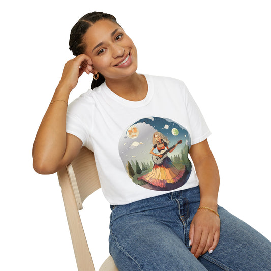 Womens Graphic T Shirts Art Design Tee Softstyle 64000 Ring Spun Cotton Comfort Everyday