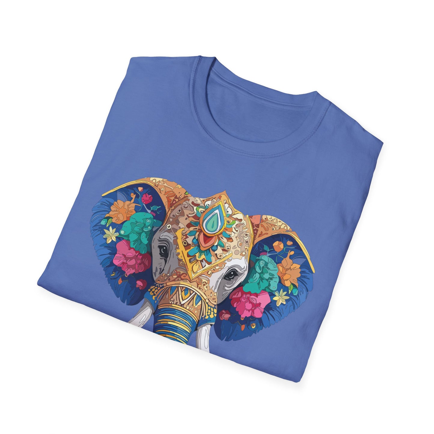 Elephant Shirt, T Shirt with Elephant, Elephant on T Shirt, T Shirt with Animation, Animals Tee Shirt