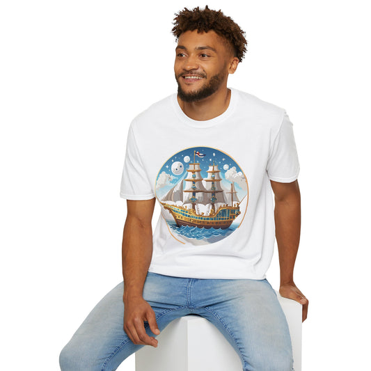 Ship T Shirts Frigate T Shirts Vessel Tee Shirt Unisex Softstyle 100 Percent Ring Spun Cotton Tee