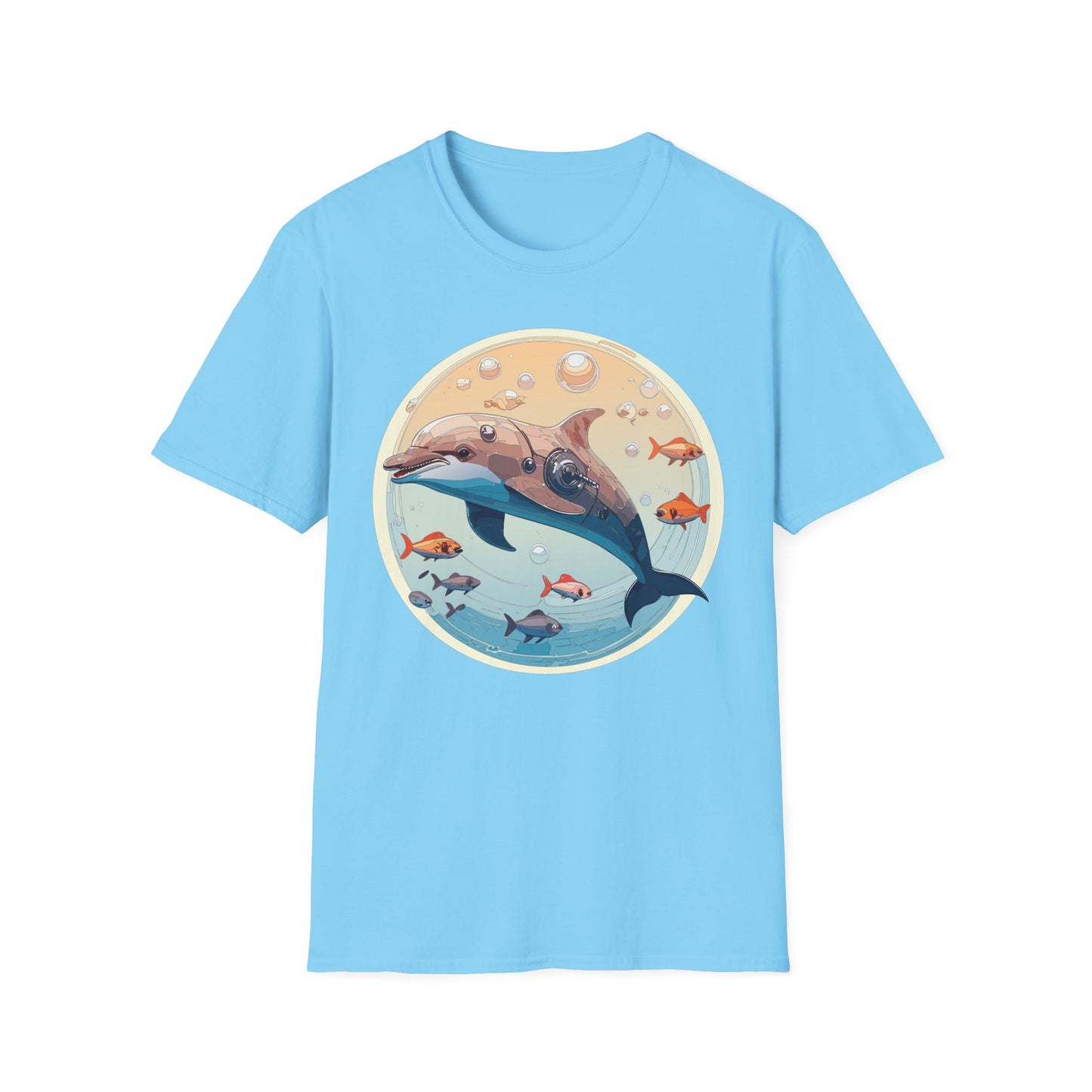 Dolphin Shirts, Shirt with Dolphin, Fish Tee Shirt, Animal Shirt