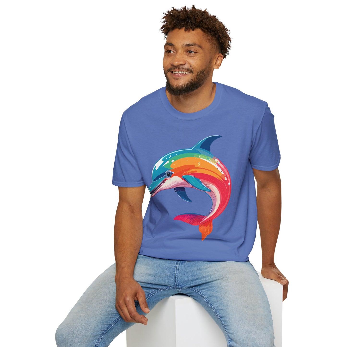 Dolphin Shirts, Shirt with Dolphin, Fish Tee Shirt, Animal Shirt