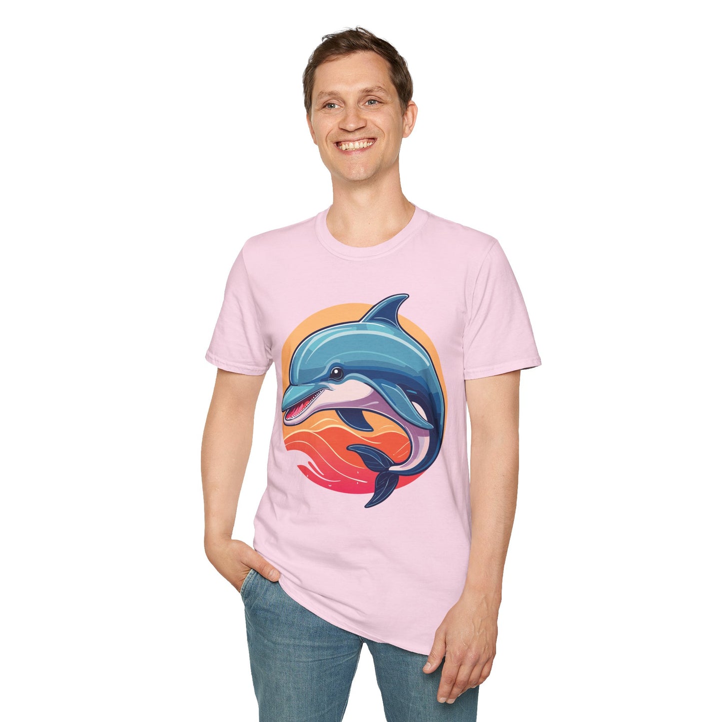 Dolphin Shirts, Shirt with Dolphin, Fish Tee Shirt, Animal Shirt