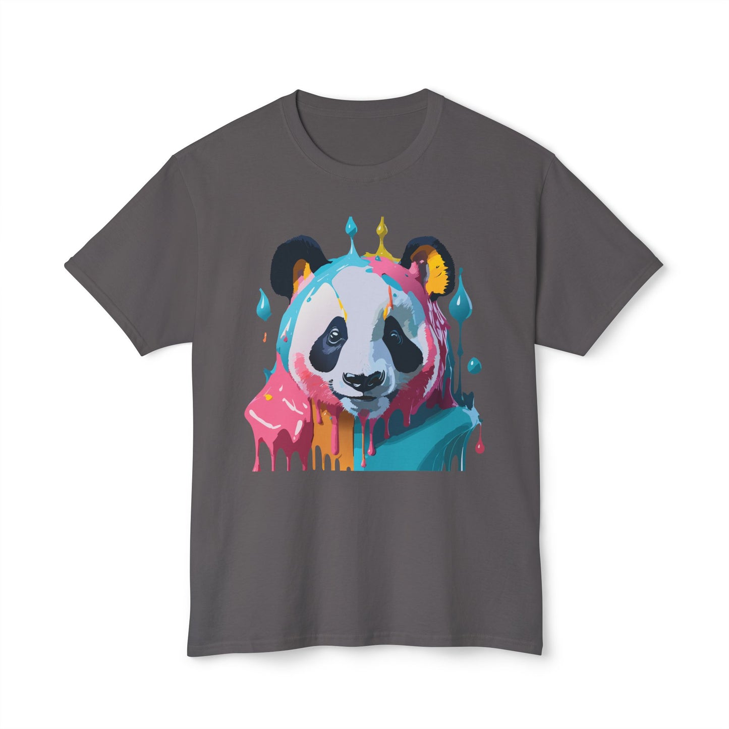 Panda T-Shirt, Vintage Panda Tee, Floral Tees, Panda Art Design Shirt, Tee Shirt with Panda Art 5