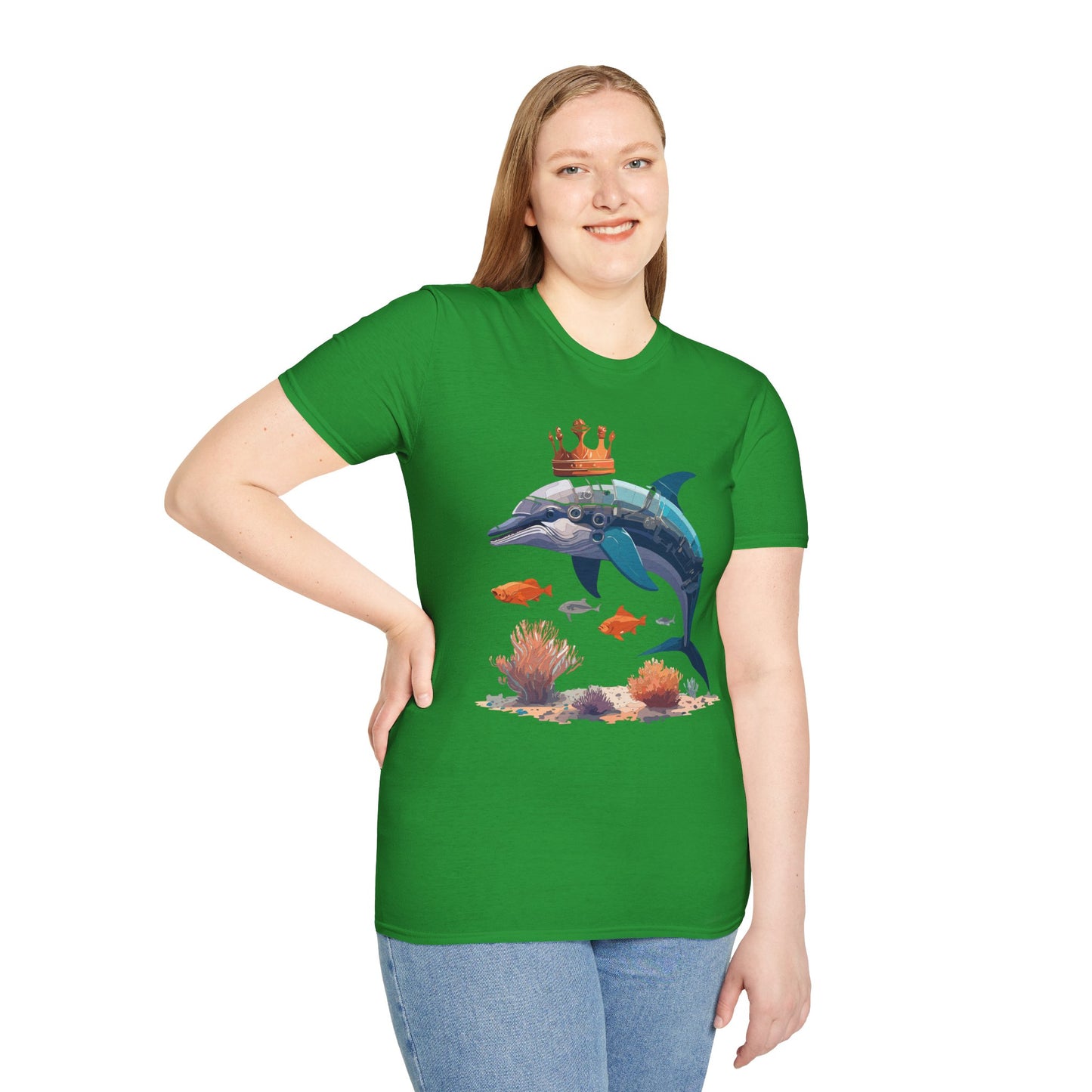 Dolphin Shirts, Shirt with Dolphin, Fish Tee Shirt, Animal Shirt