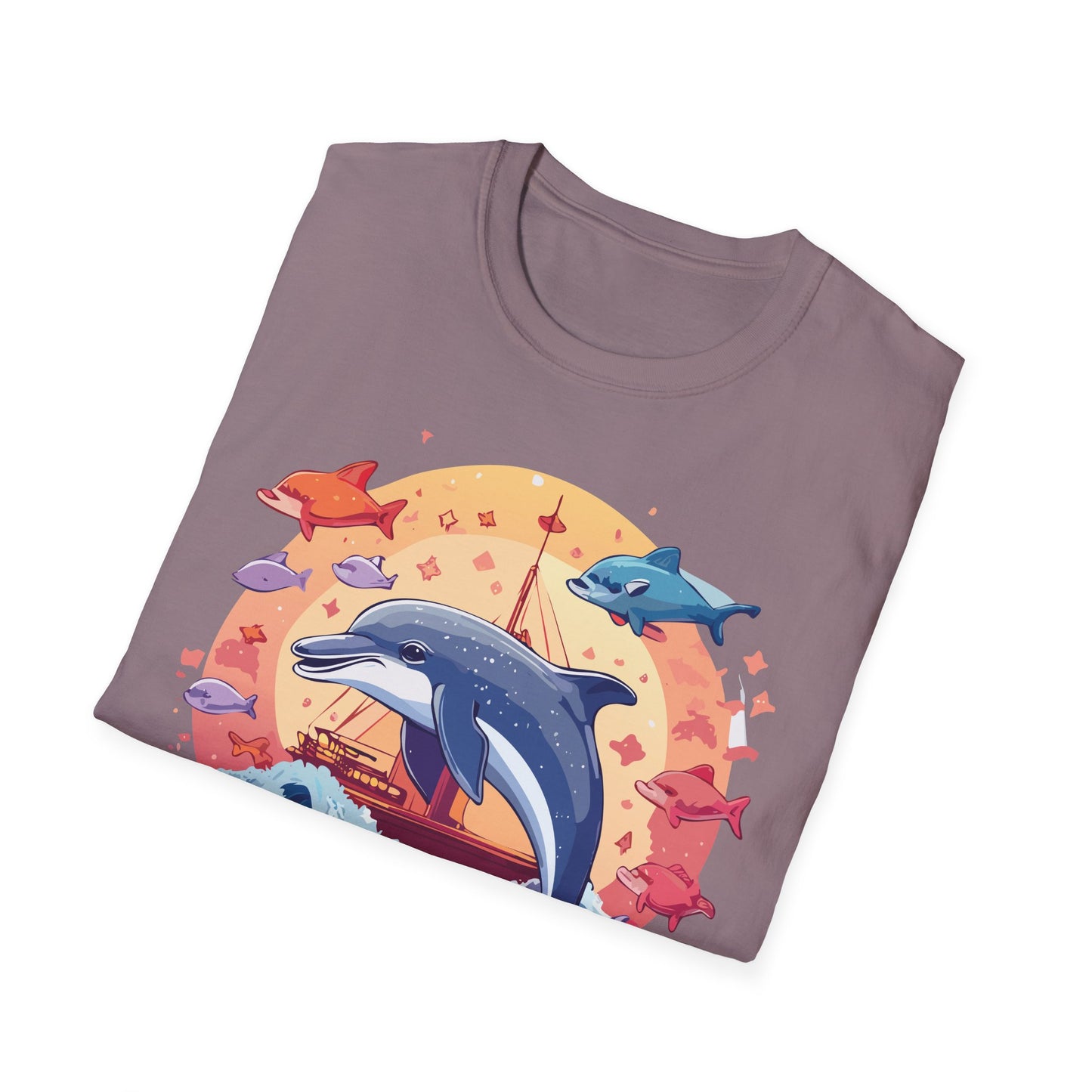 Dolphin Shirts, Shirt with Dolphin, Fish Tee Shirt, Animal Shirt