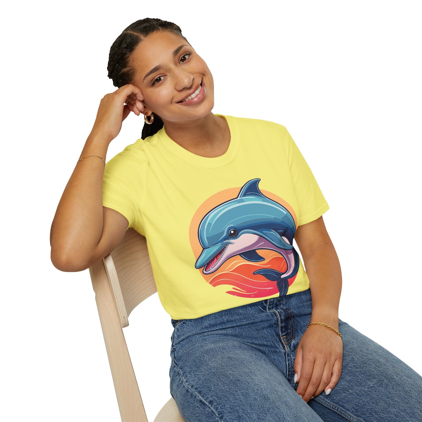 Dolphin Shirts, Shirt with Dolphin, Fish Tee Shirt, Animal Shirt