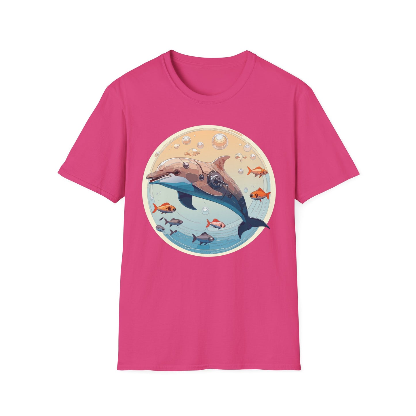 Dolphin Shirts, Shirt with Dolphin, Fish Tee Shirt, Animal Shirt