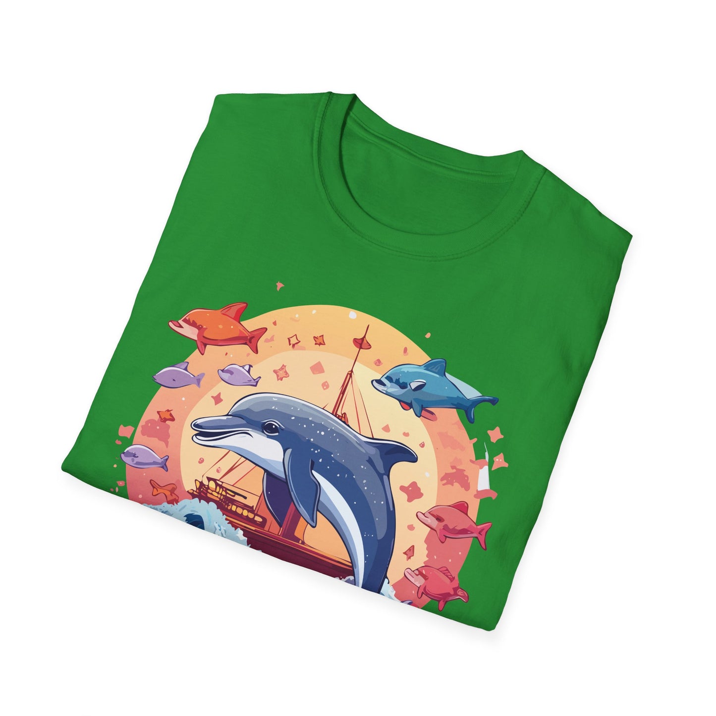 Dolphin Shirts, Shirt with Dolphin, Fish Tee Shirt, Animal Shirt