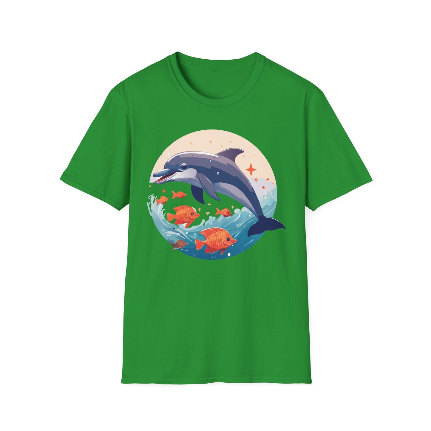 Dolphin Shirts, Shirt with Dolphin, Fish Tee Shirt, Animal Shirt
