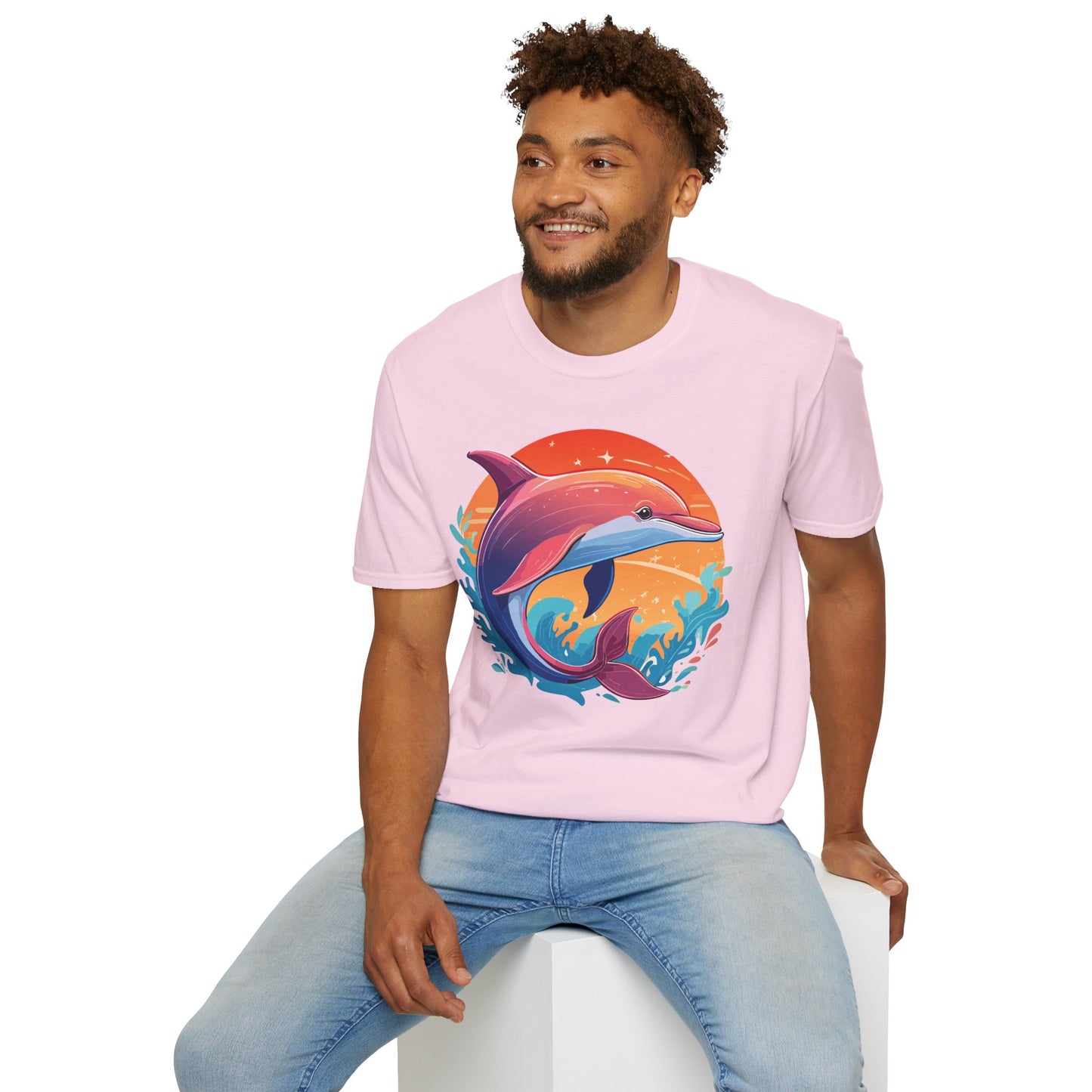 Dolphin Shirts, Shirt with Dolphin, Fish Tee Shirt, Animal Shirt
