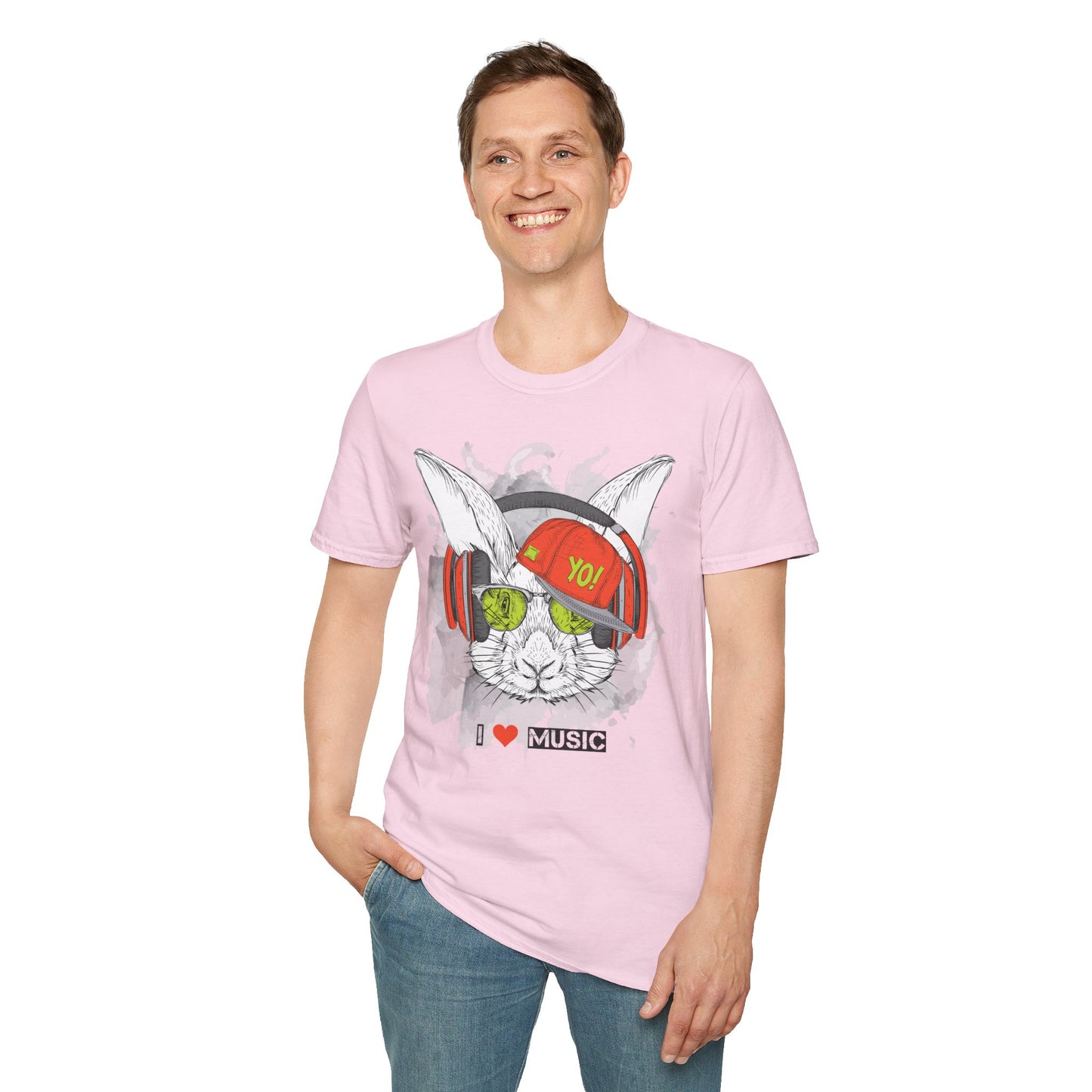 I love Music Animals Shirts, Shirt with Animals, Animals with Headphones Shirt