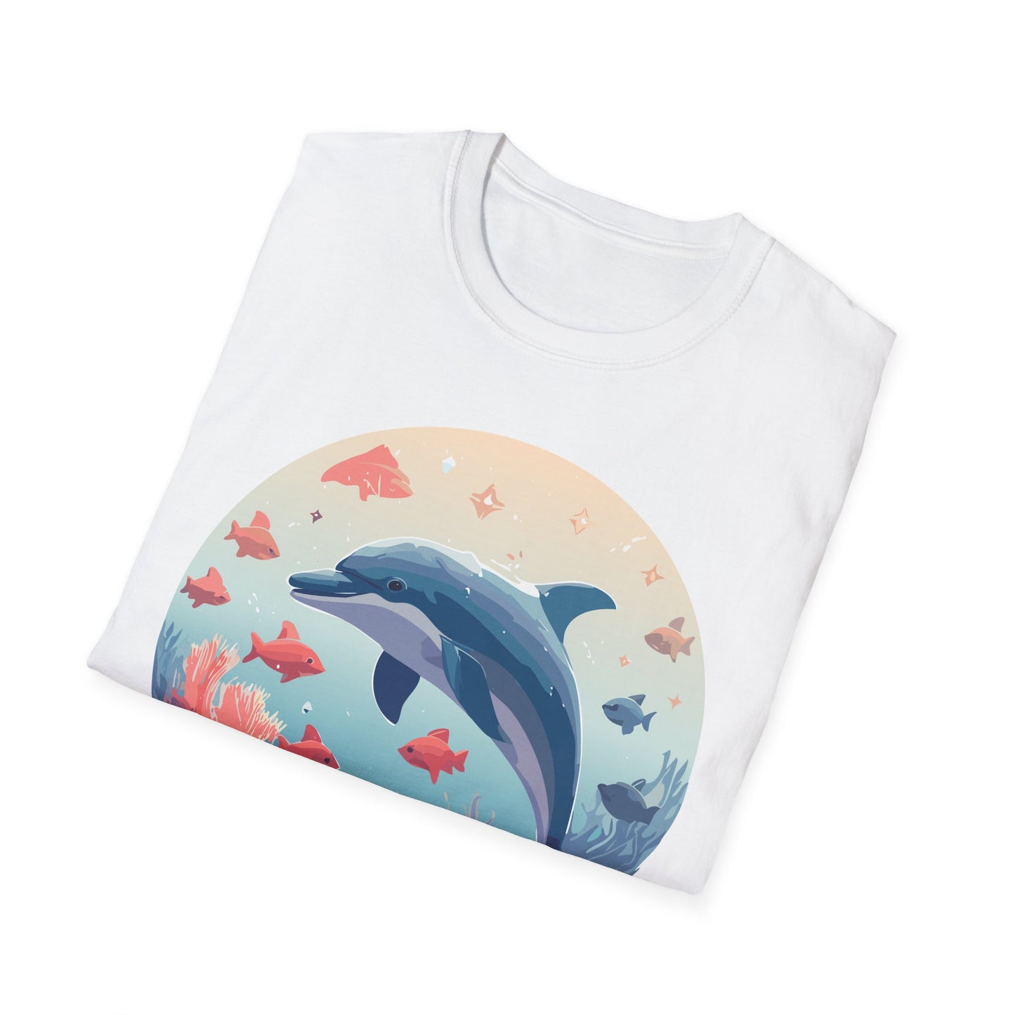 Dolphin Shirts, Shirt with Dolphin, Fish Tee Shirt, Animal Shirt