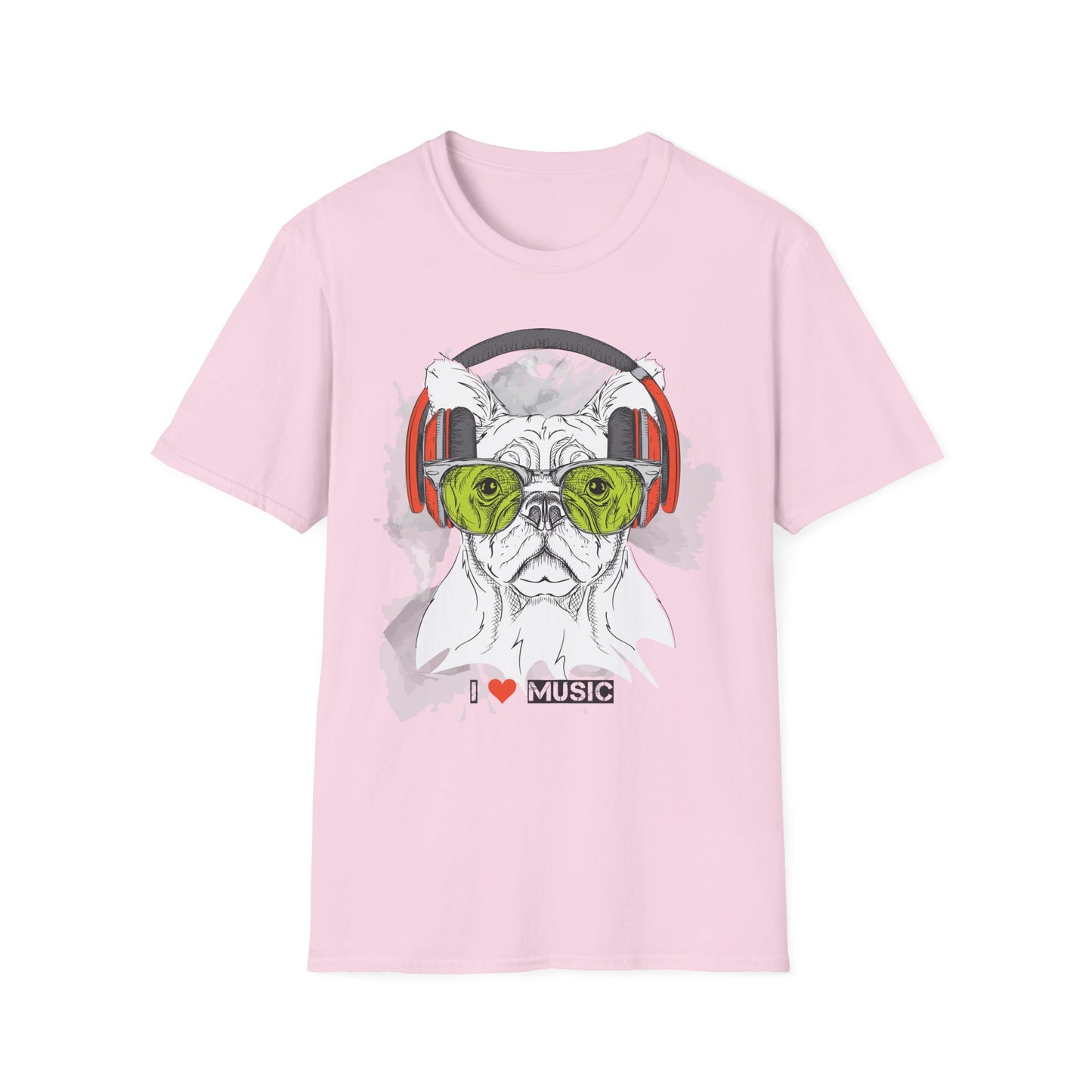 I love Music Animals Shirts, Shirt with Animals, Animals with Headphones Shirt