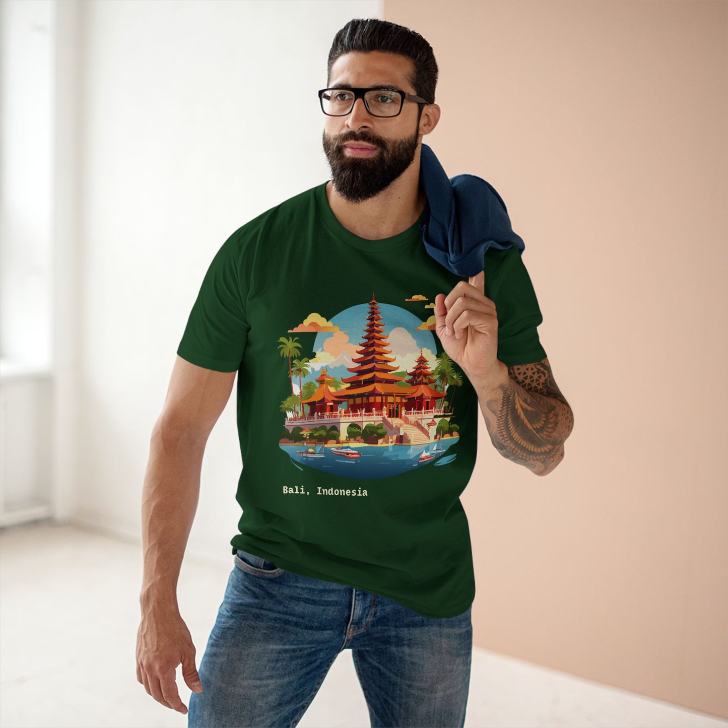 Travel Shirt, Tourist Shirt, Bali Shirt - retro2nova