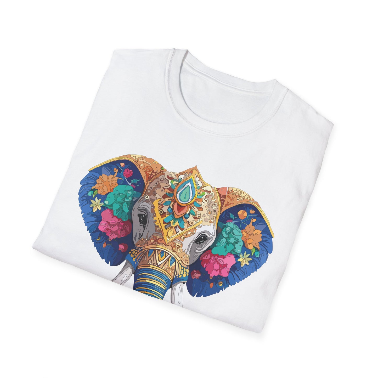 Elephant Shirt, T Shirt with Elephant, Elephant on T Shirt, T Shirt with Animation, Animals Tee Shirt