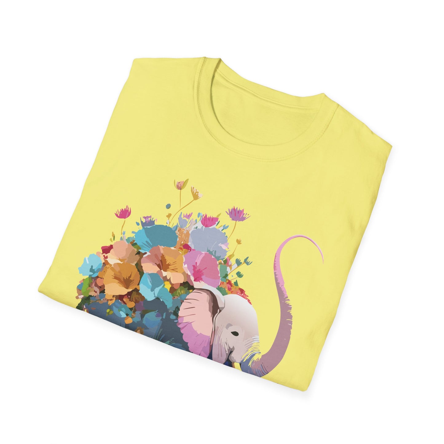 Elephant Shirt, T Shirt with Elephant, Elephant on T Shirt, T Shirt with Animation, Animals Tee Shirt