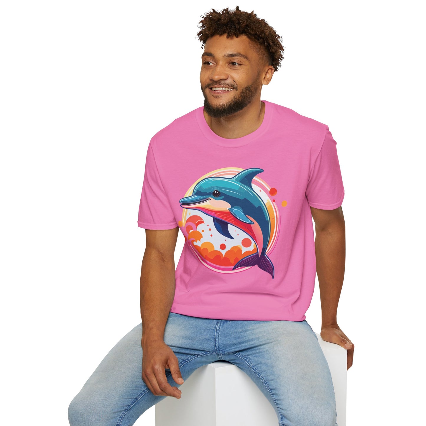 Dolphin Shirts, Shirt with Dolphin, Fish Tee Shirt, Animal Shirt