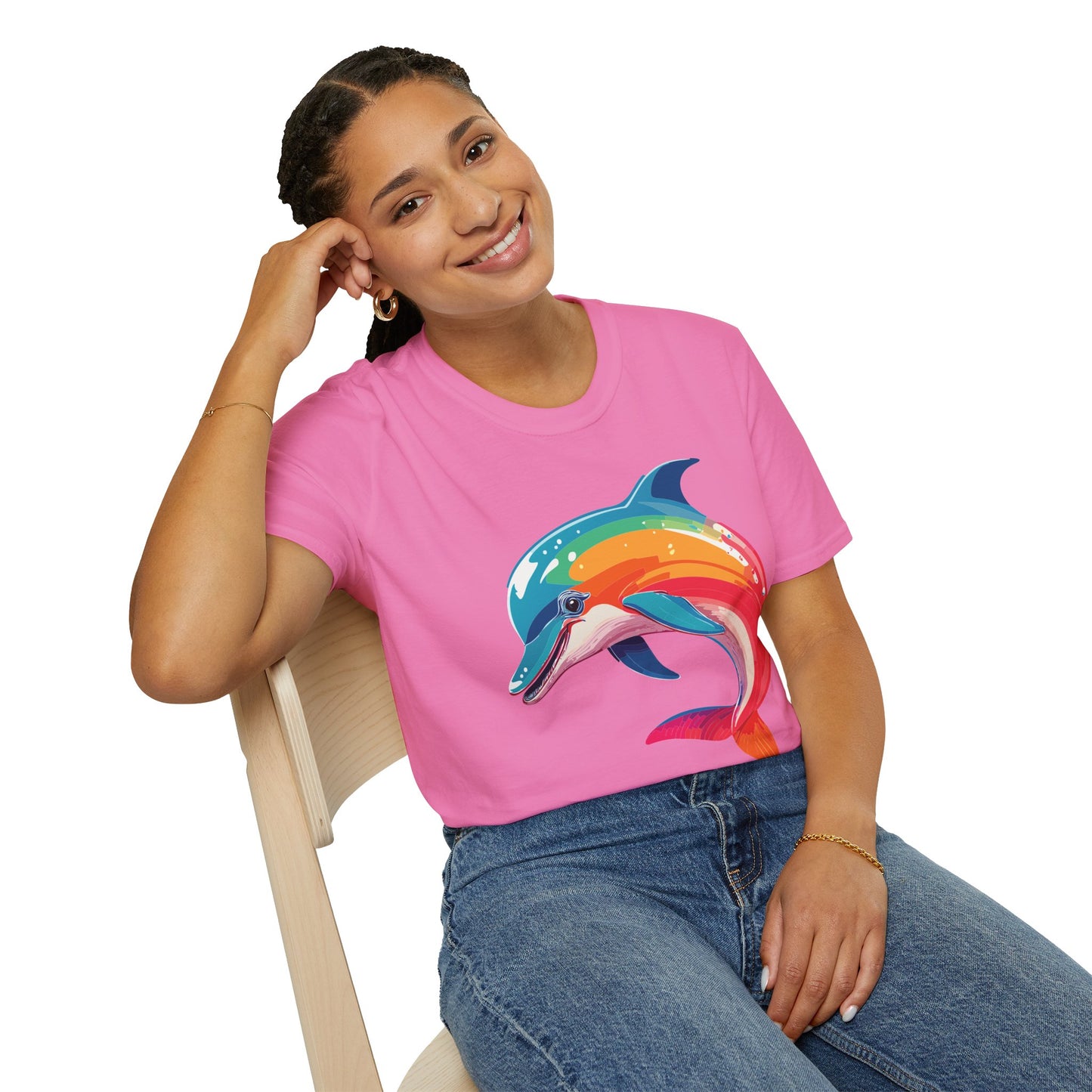 Dolphin Shirts, Shirt with Dolphin, Fish Tee Shirt, Animal Shirt
