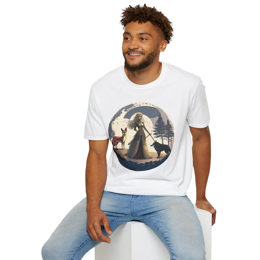 Womens Graphic T Shirt Art Design Tee Softstyle 64000 Gildan Unisex Short Sleeve