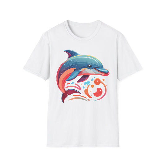 Dolphin Shirts, Shirt with Dolphin, Fish Tee Shirt, Animal Shirt