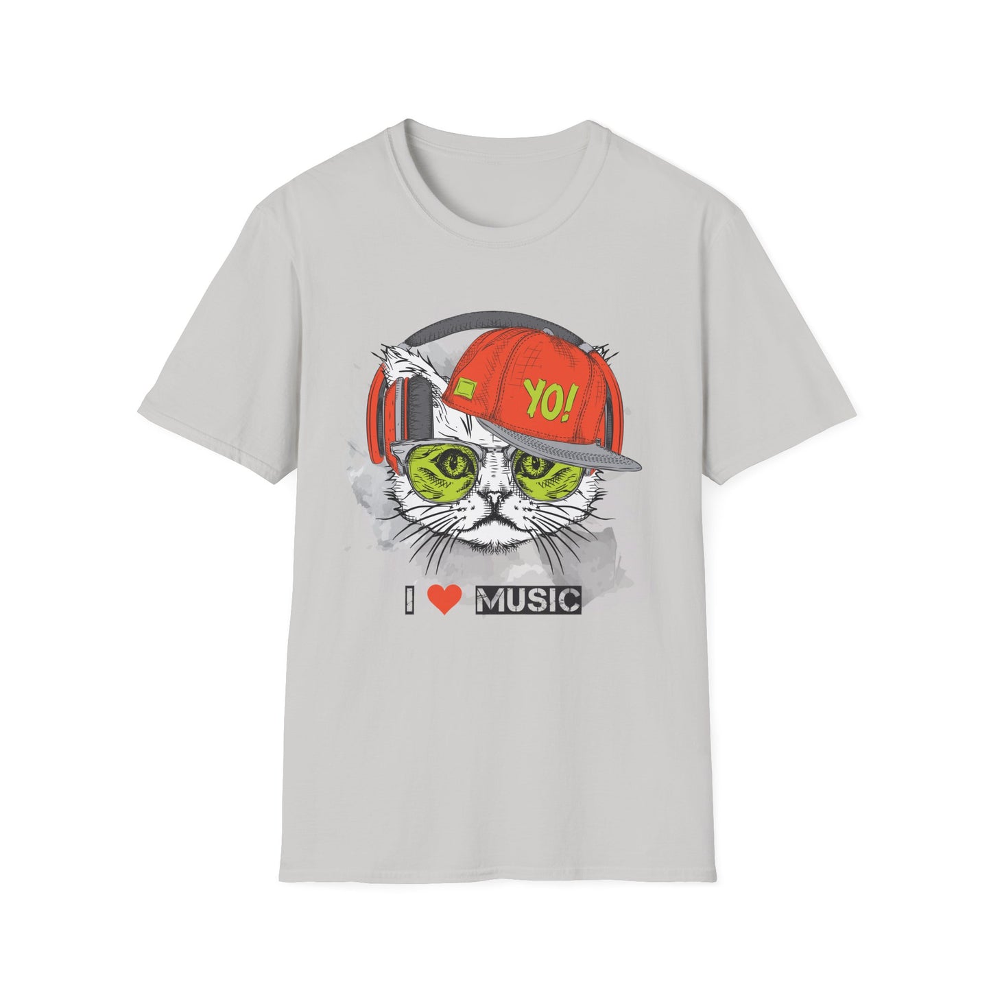 I love Music Animals Shirts, Shirt with Animals, Animals with Headphones Shirt