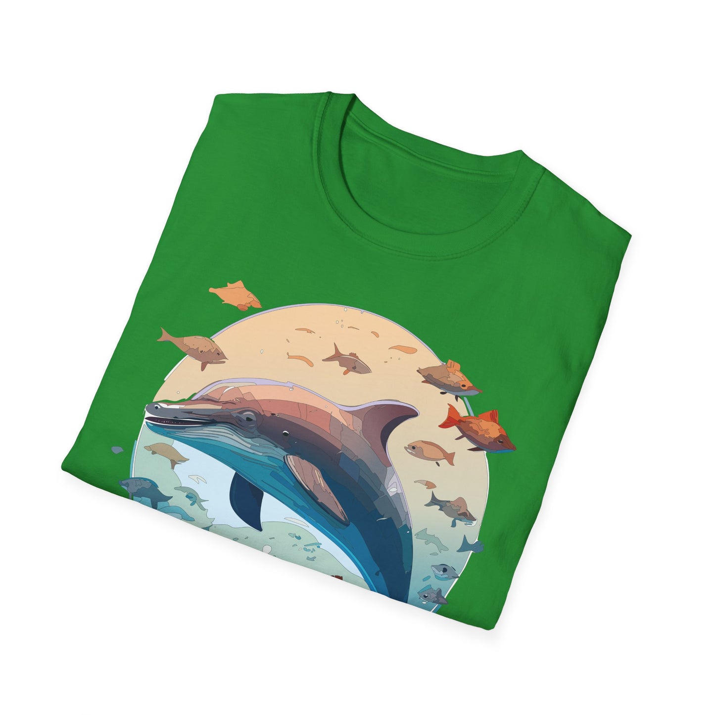 Dolphin Shirts, Shirt with Dolphin, Fish Tee Shirt, Animal Shirt