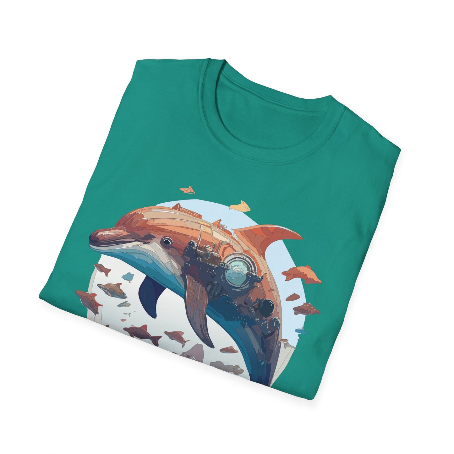 Dolphin Shirts, Shirt with Dolphin, Fish Tee Shirt, Animal Shirt