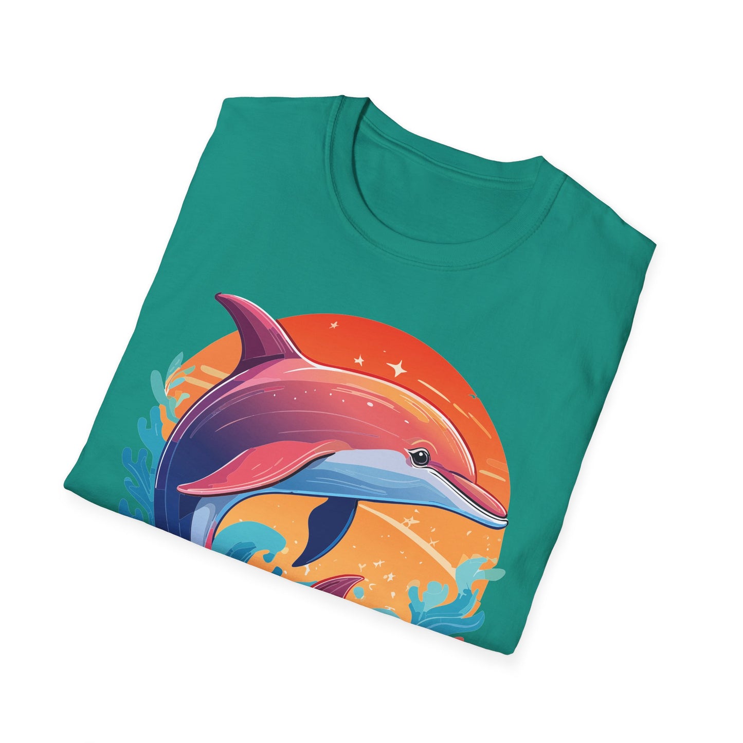 Dolphin Shirts, Shirt with Dolphin, Fish Tee Shirt, Animal Shirt