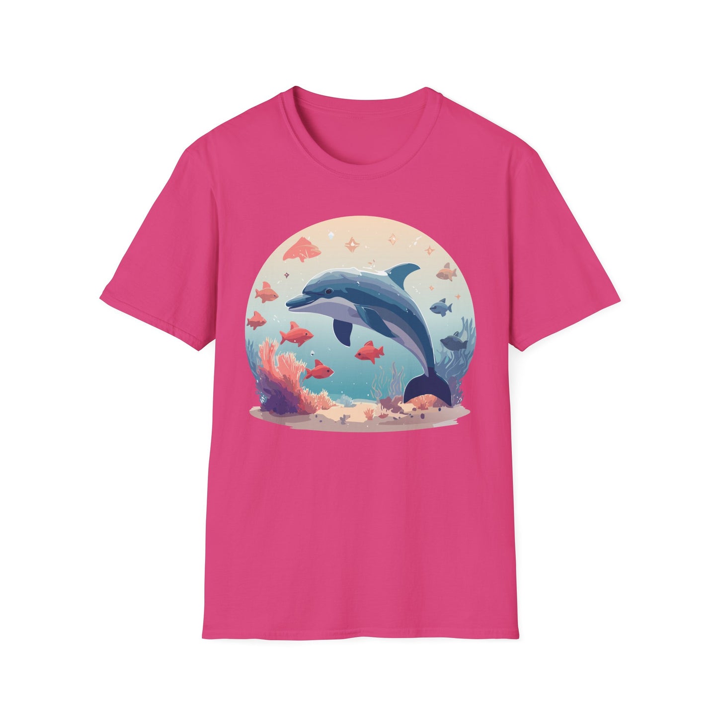 Dolphin Shirts, Shirt with Dolphin, Fish Tee Shirt, Animal Shirt