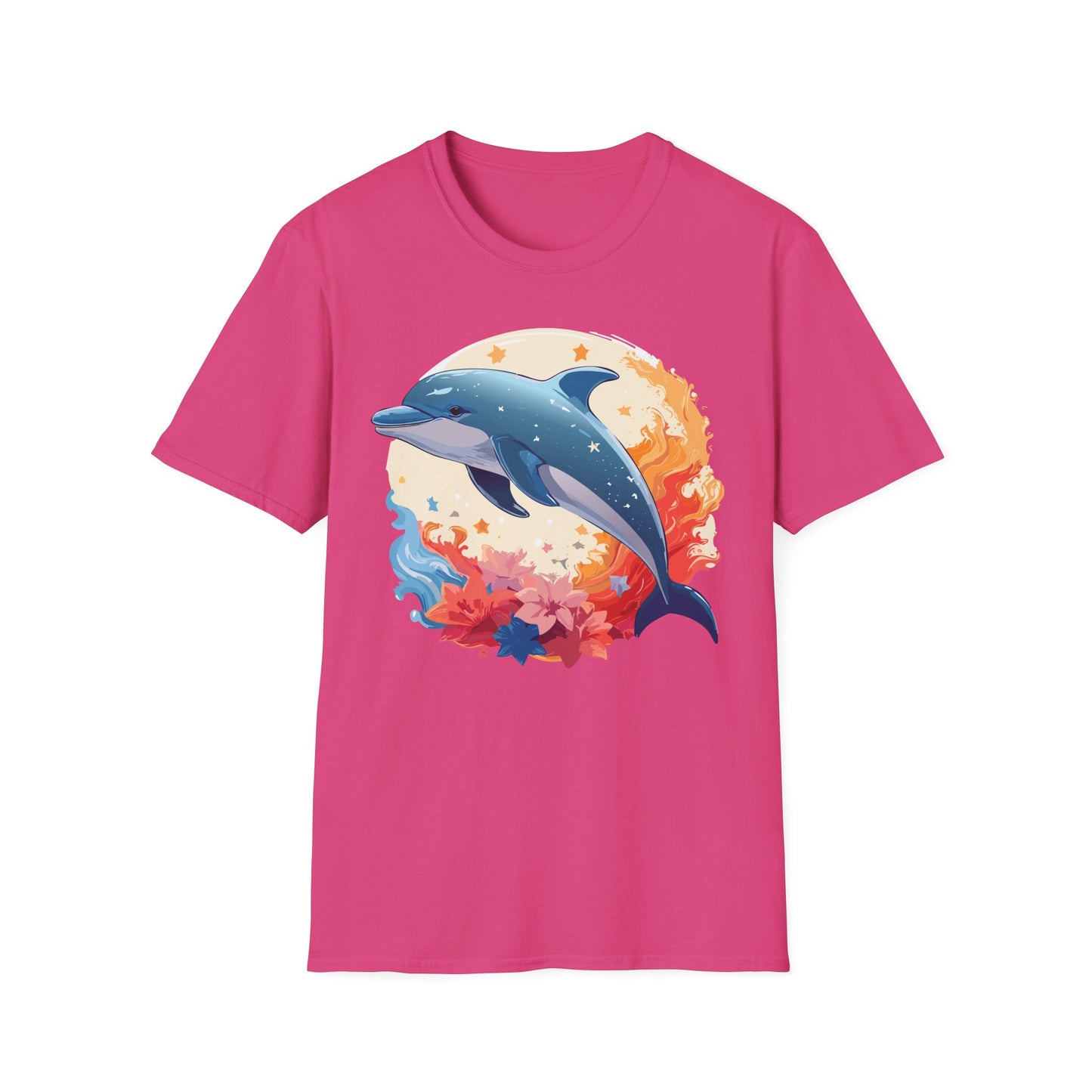 Dolphin Shirts, Shirt with Dolphin, Fish Tee Shirt, Animal Shirt