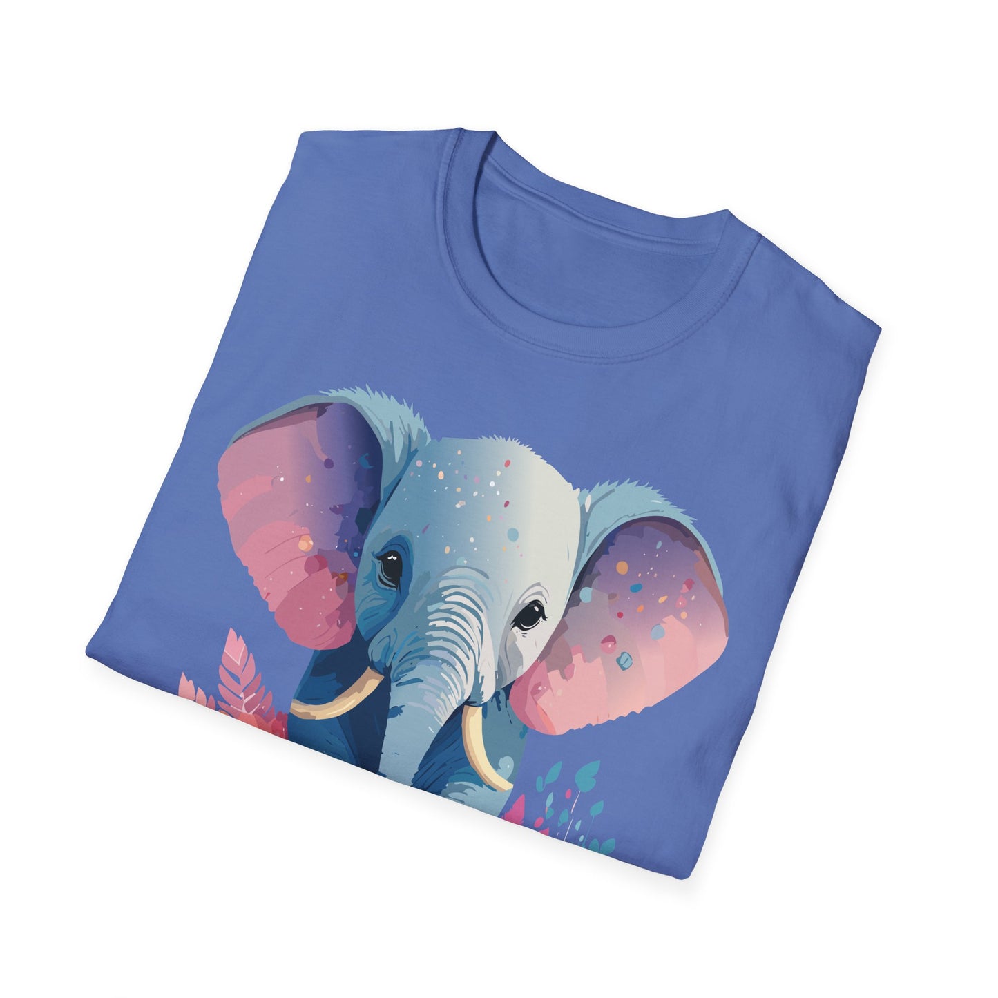 Elephant Shirt, T Shirt with Elephant, Elephant on T Shirt, T Shirt with Animation, Animals Tee Shirt