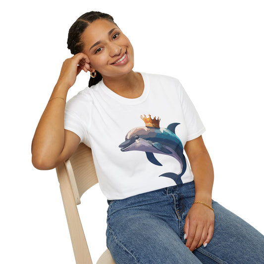 Dolphin Shirts Unisex Gildan Softstyle 64000 100 Percent Cotton Tee For Animal Lovers