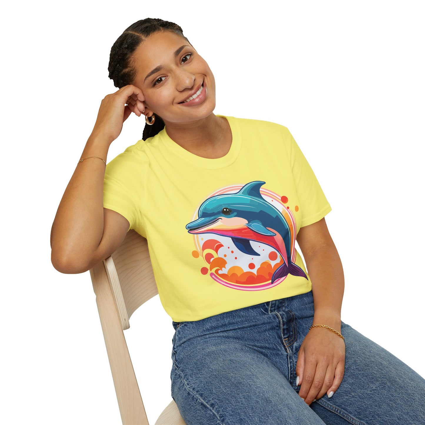 Dolphin Shirts, Shirt with Dolphin, Fish Tee Shirt, Animal Shirt