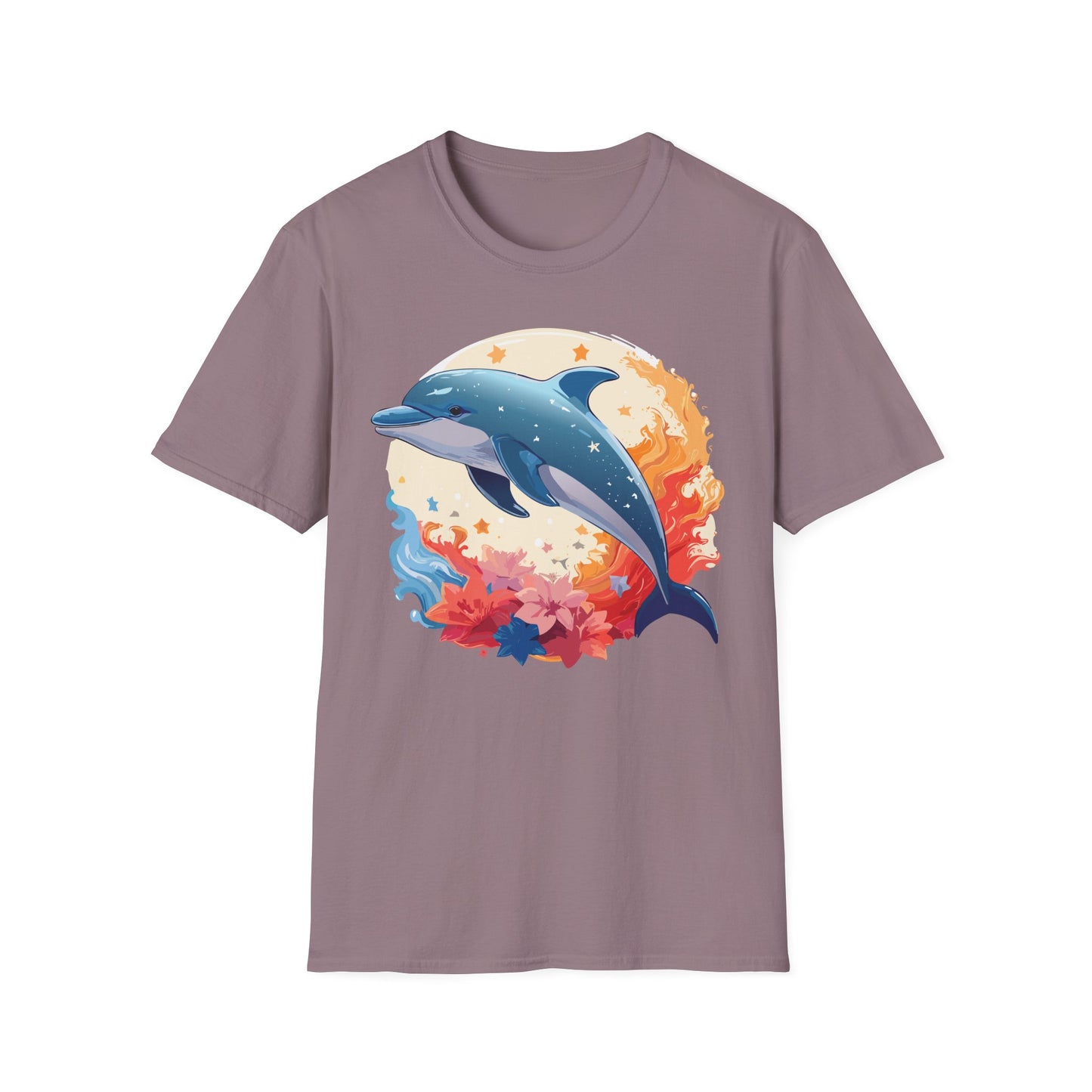 Dolphin Shirts, Shirt with Dolphin, Fish Tee Shirt, Animal Shirt