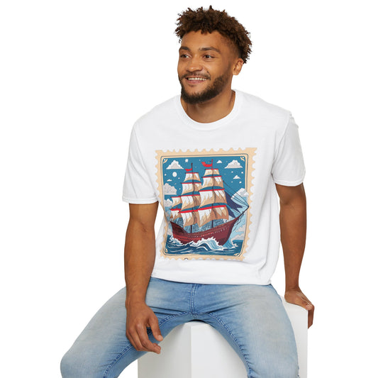 Unisex Softstyle Gildan 64000 Short Sleeve T Shirt Vessel Ship Frigate Tee For Everyday Comfort