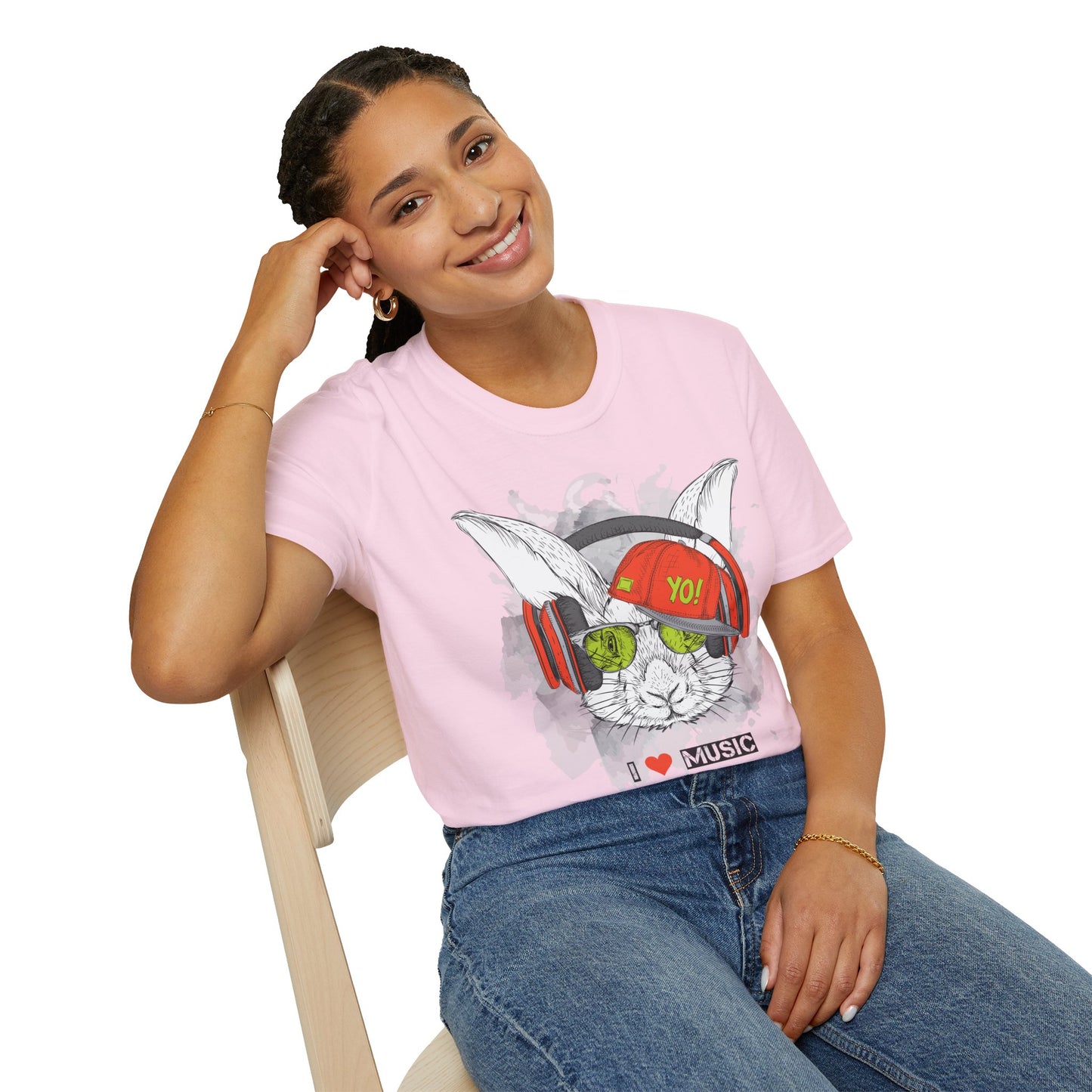 I love Music Animals Shirts, Shirt with Animals, Animals with Headphones Shirt